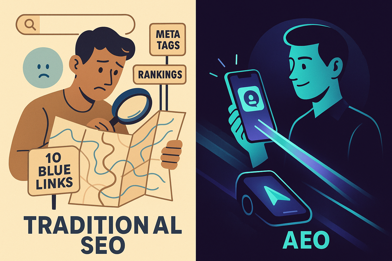AEO vs Traditional SEO: Why Answer Engine Optimization Matters More Than Ever
